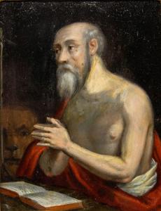 XVII secolo, San Girolamo in preghiera